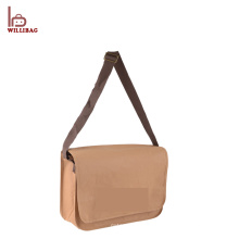 Recycled Material Brown Washable Kraft Paper Bag with Shoulder Strap